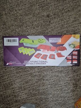 Five blade stainless steel multifunctional adjustable shredder